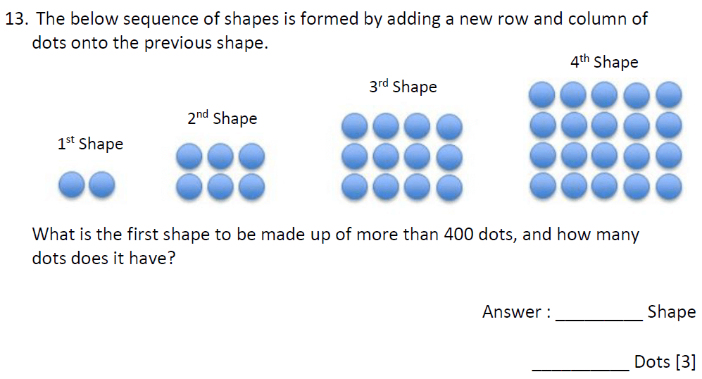 Question 23-Dulwich College Maths Speciment Paper K