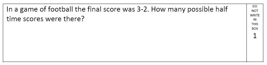 Question 24-Reigate Grammar School 11 Maths Entrance Examination 2013