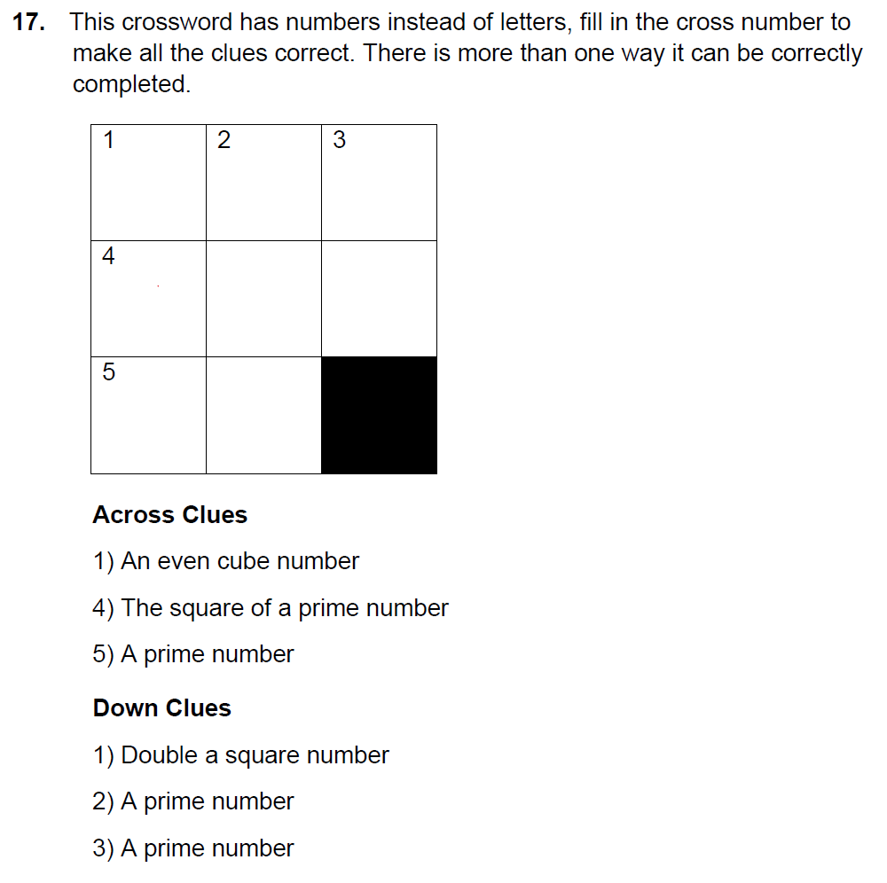 Question 19 Alleyns Sample Examination Paper 2