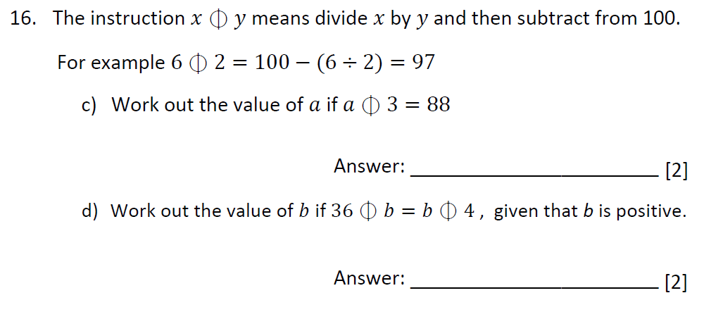 Question 31 Dulwich College Maths Speciment Paper J