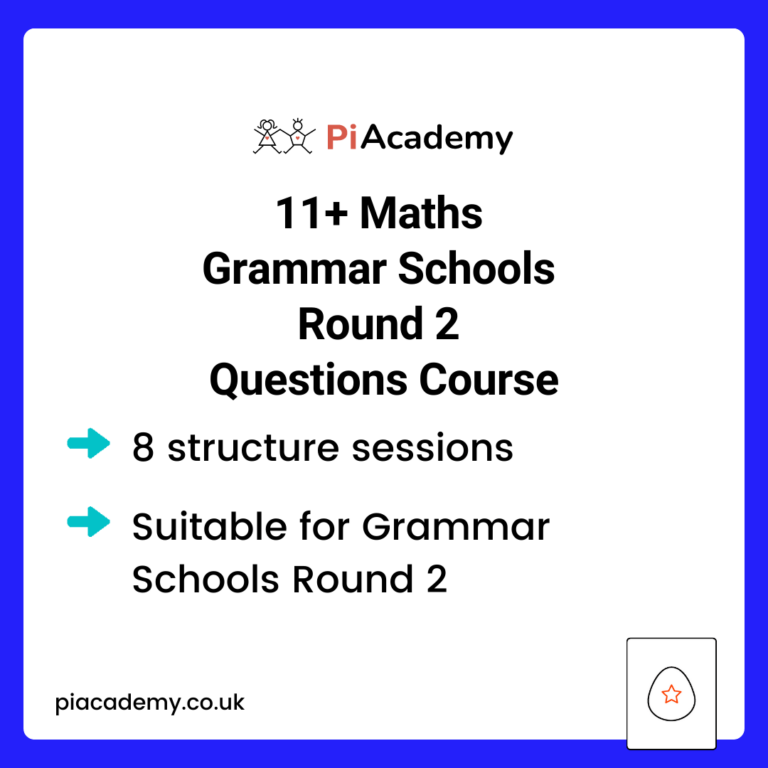 11 Plus Maths Grammar Schools Round 2 Questions Course Image