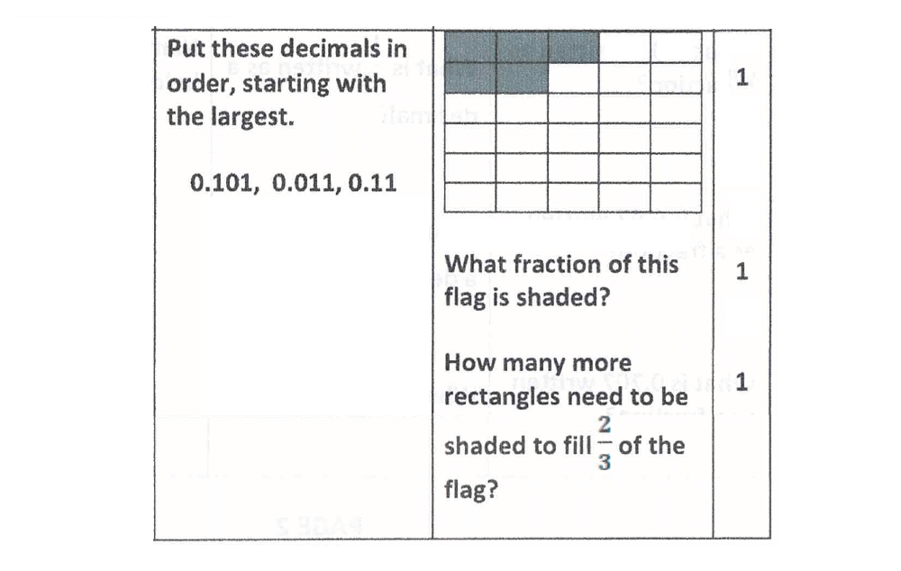 Question 06 Reigate Grammar School 11 Maths Entrance Examination 2012