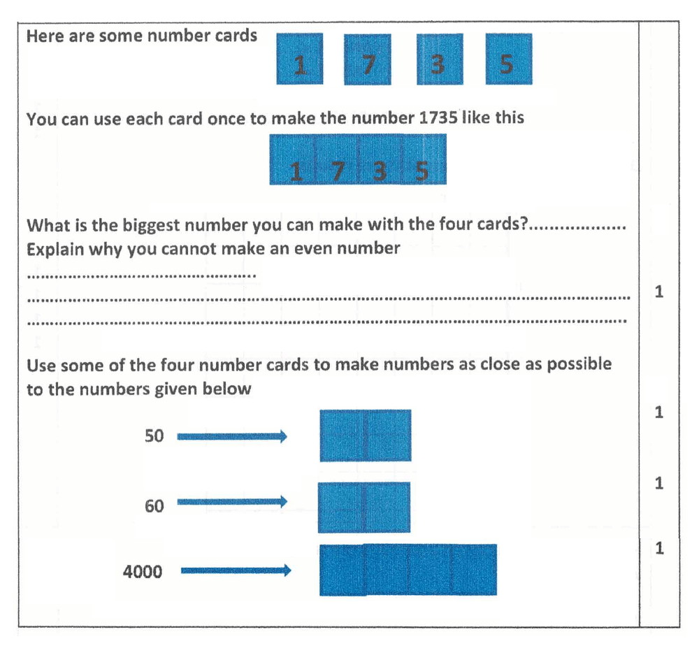 Question 15 Reigate Grammar School 11 Maths Entrance Examination 2012