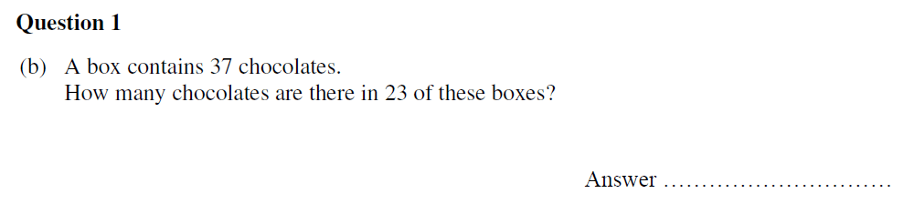 Question 02 Oundle School - 13 Plus Maths Entrance Exam 2020