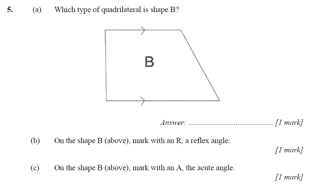 11 Plus: Key Stage 2 Maths: Shape and Space, Transformation: Reflection, 11  Plus Practice papers, KS2 Practice papers, Reflection is the image that you  would see if you looked at a shape