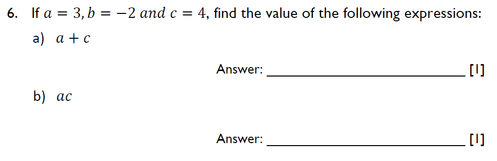 Question 13 Emanuel School - 13 Plus Maths Entrance Exam