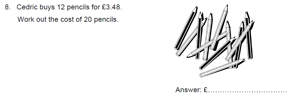 Question 13 Kent College - 13 Plus Maths Sample Paper 2
