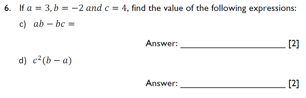 Question 14 Emanuel School - 13 Plus Maths Entrance Exam