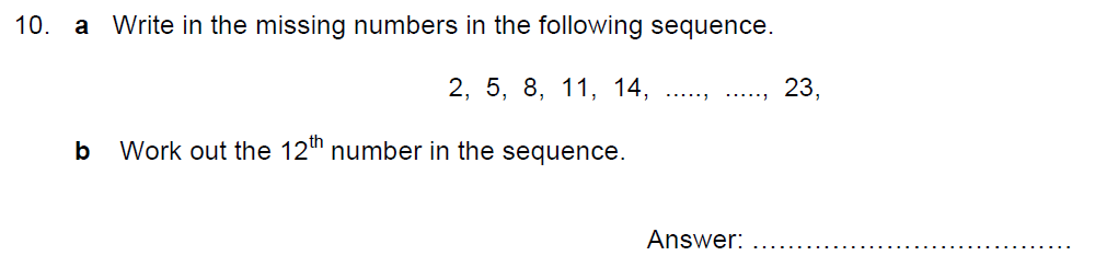 Question 15 Kent College - 13 Plus Maths Sample Paper 2