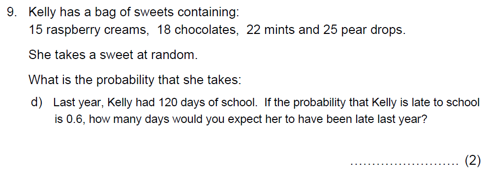 Question 17 Benenden School - 13 Plus Maths Scholarship Paper 2022
