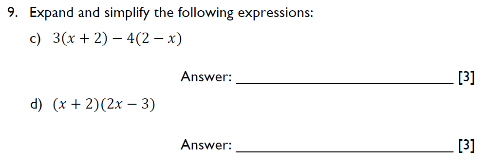 Question 18 Emanuel School - 13 Plus Maths Entrance Exam