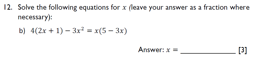 Question 22 Emanuel School - 13 Plus Maths Entrance Exam