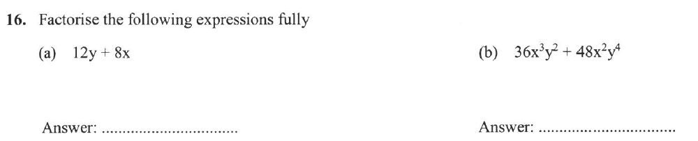 Question 25 - Forest School - 13 Plus Sample Maths Sample Paper