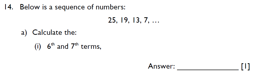 Question 29 Emanuel School - 13 Plus Maths Entrance Exam