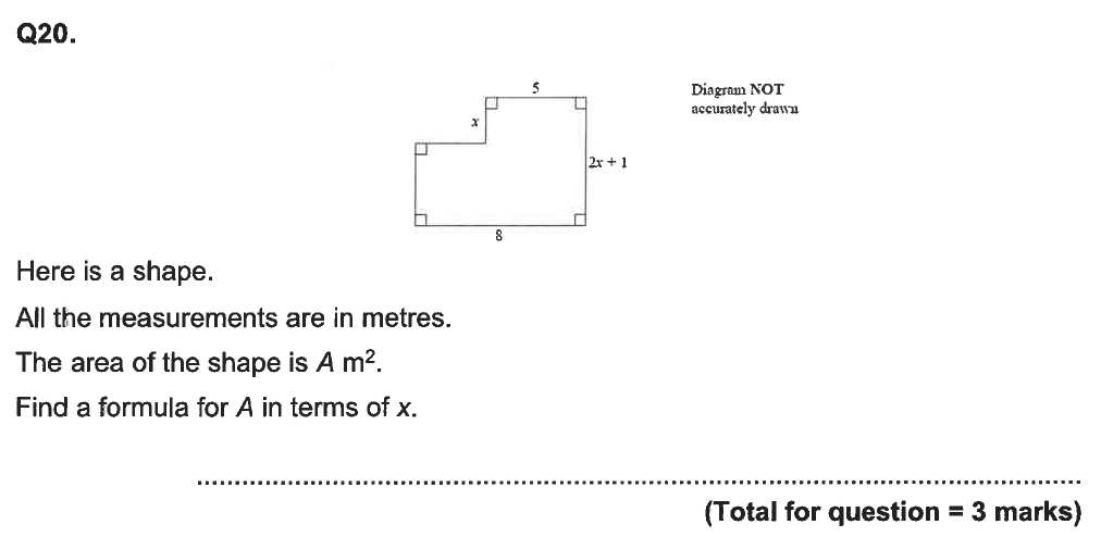 Question 30 - Aldenham School - 13 Plus Maths Sample Paper 2