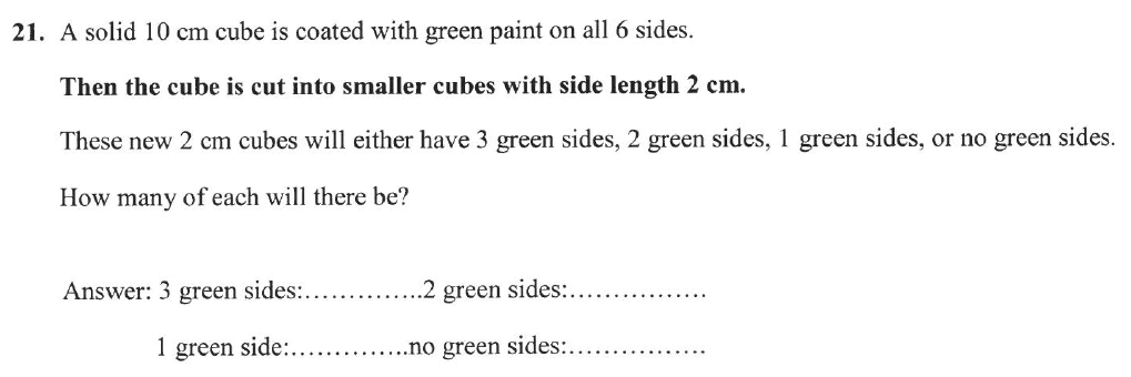Question 31 - Forest School - 13 Plus Sample Maths Sample Paper