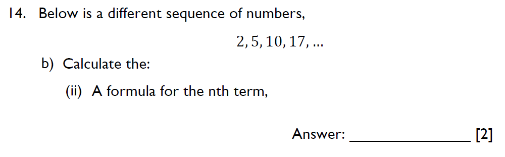 Question 32 Emanuel School - 13 Plus Maths Entrance Exam