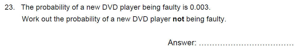 Question 33 Kent College - 13 Plus Maths Sample Paper 2