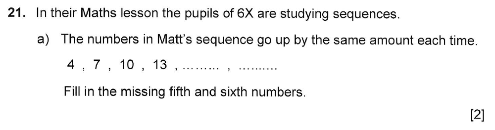 Question 31 Haberdashers Monmouth Girls School HABS Entrance Examination 2015