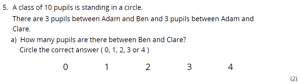 Question 07 - Bancrofts School 11 Plus Maths Sample Entrance Paper 2023