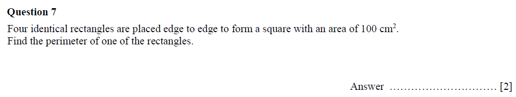 Question 14 - Oundle School Second Form Mathematics 2021