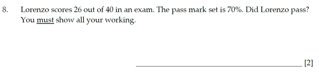 Question 13 - Sevenoaks School Year 7 Entrance Exam 2023