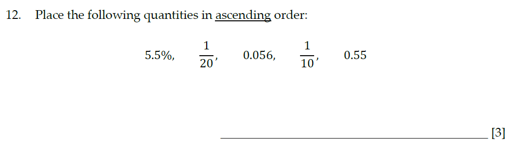 Question 18 - Sevenoaks School Year 7 Entrance Exam 2023