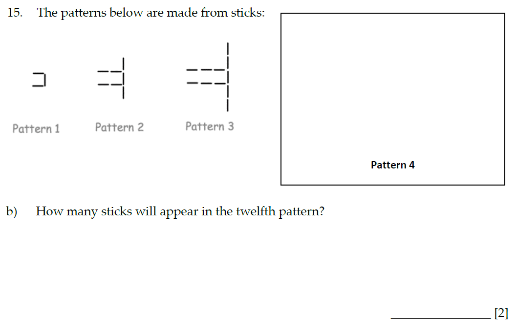 Question 22 - Sevenoaks School Year 7 Entrance Exam 2023