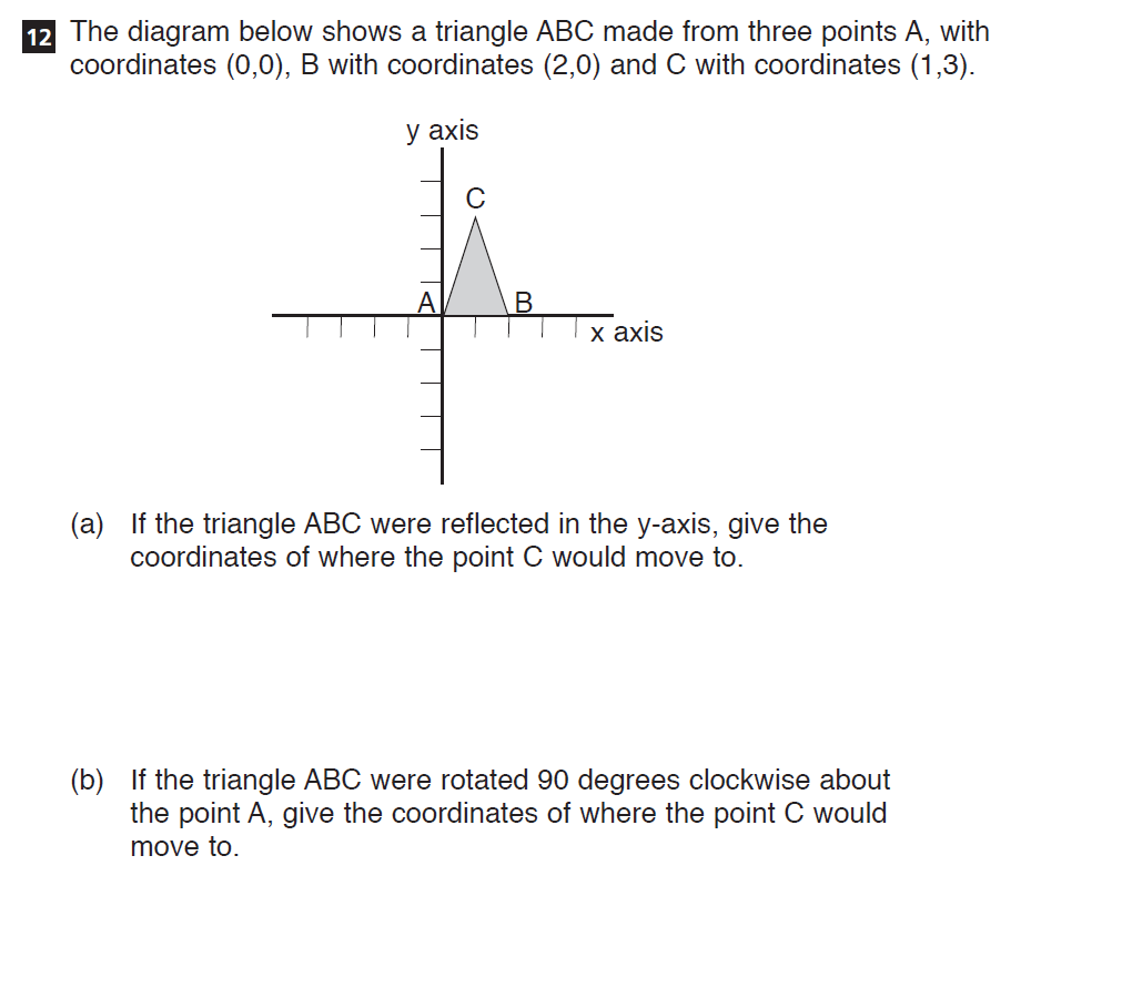 Question 20 - CSSE Maths 2020 Entry Paper