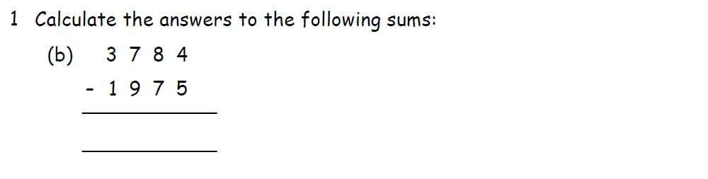 Question 02 Downside School 11 Plus Exam Maths Specimen B 2020