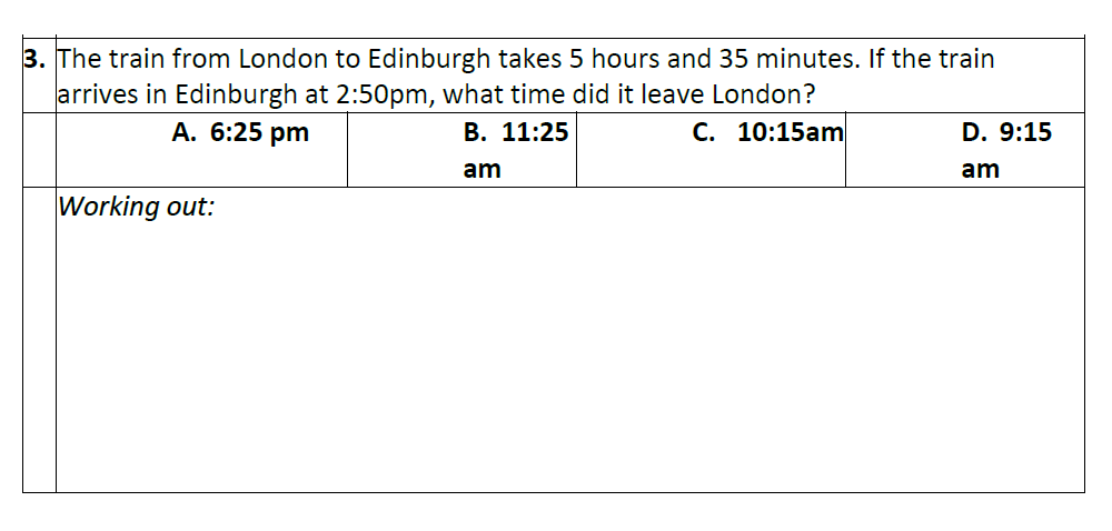 Question 03 Eltham College Year 7 Entrance and Scholarship Exam 2023