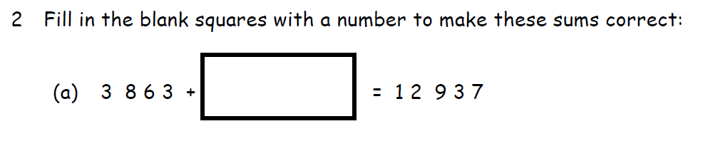 Question 07 Downside School 11 Plus Exam Maths Specimen B 2020