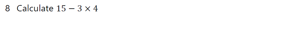 Question 08 Haileybury 11 Plus Maths Sample Assessment 3