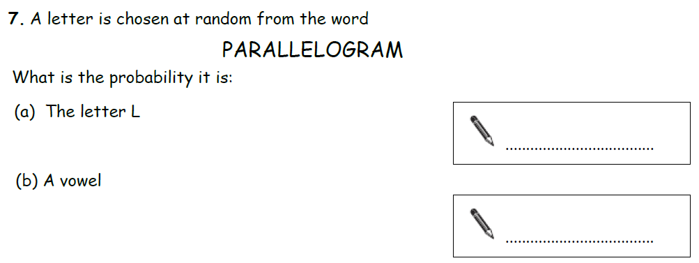 Question 09 - Bradford Grammar 11 Plus Maths Specimen Paper
