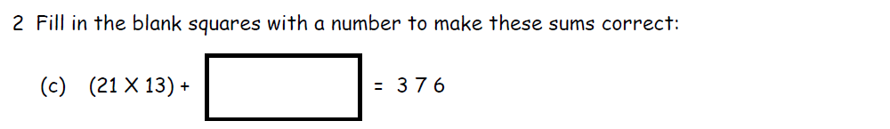 Question 09 - Downside School 11 Plus Exam Maths Specimen B 2021