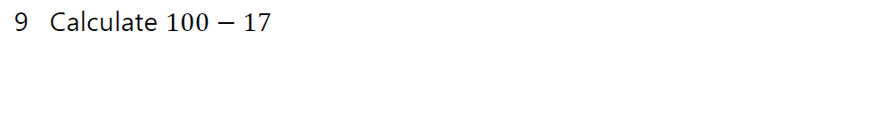 Question 09 Haileybury 11 Plus Maths Sample Assessment 3