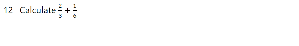 Question 12 Haileybury 11 Plus Maths Sample Assessment 3