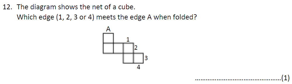 Question 13 - Bancroft's School 11 Plus Maths Entrance Paper 2024
