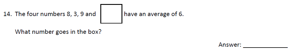 Question 18 - Perse School Year 7 Entrance Exam 2023 Sample Maths Paper 1