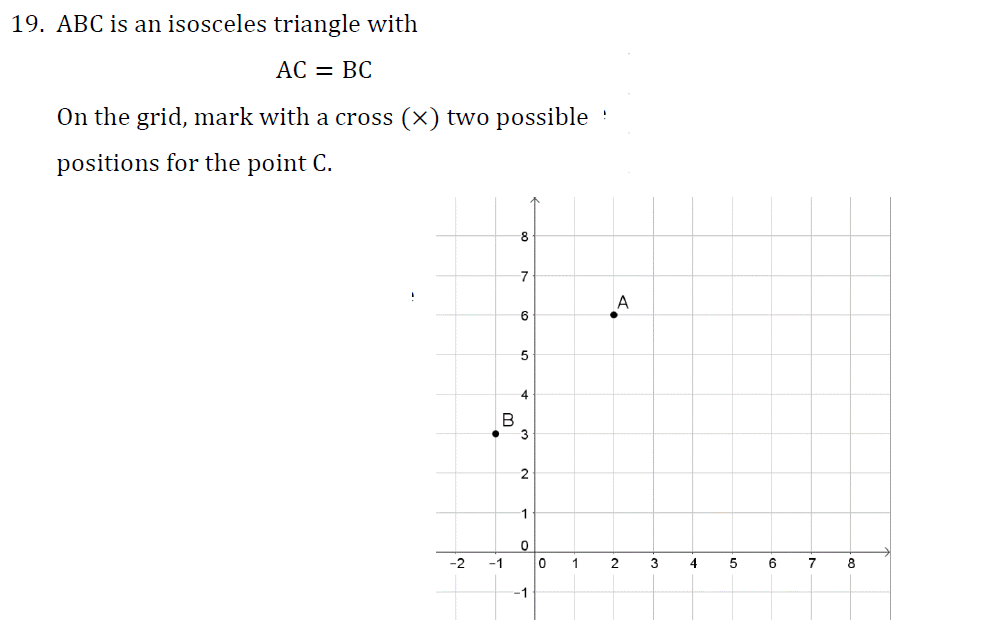 Question 19 - Withington Girls School 11+ Maths Sample Paper 2022