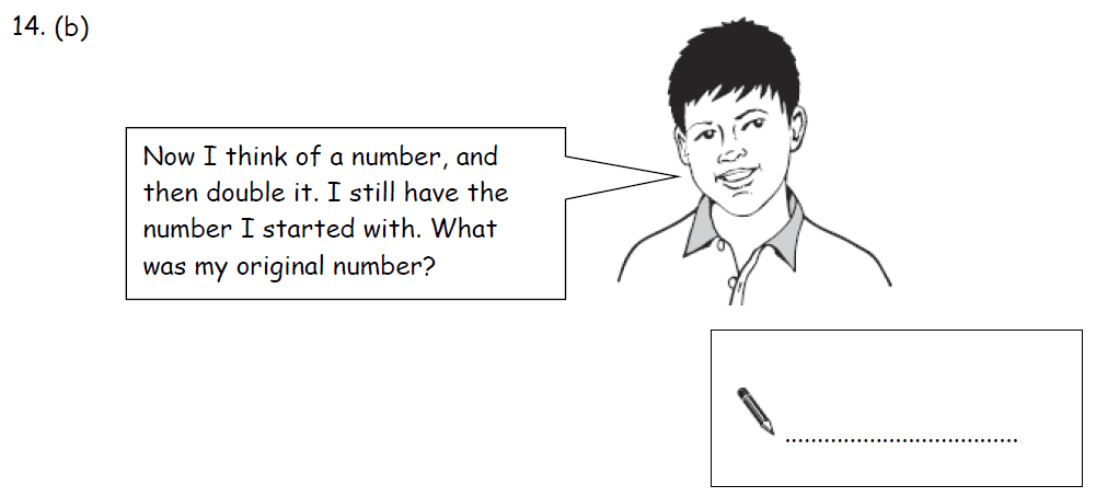 Question 20 - Bradford Grammar 11 Plus Maths Specimen Paper