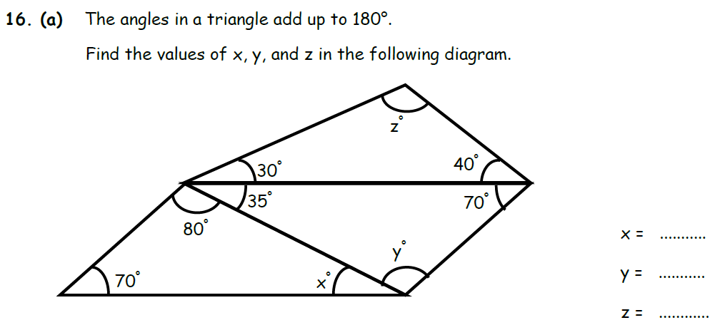 Question 22 - Bradford Grammar 11 Plus Maths Specimen Paper