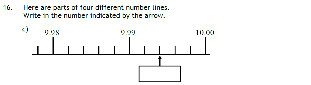 Question 22 - Reading Blue Coat School 11 Plus Maths Sample Paper