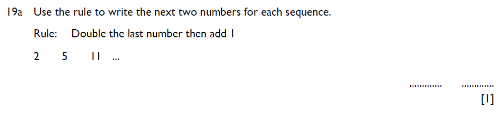 Question 23 Aldenham School 11 Plus Maths Sample Paper 2023
