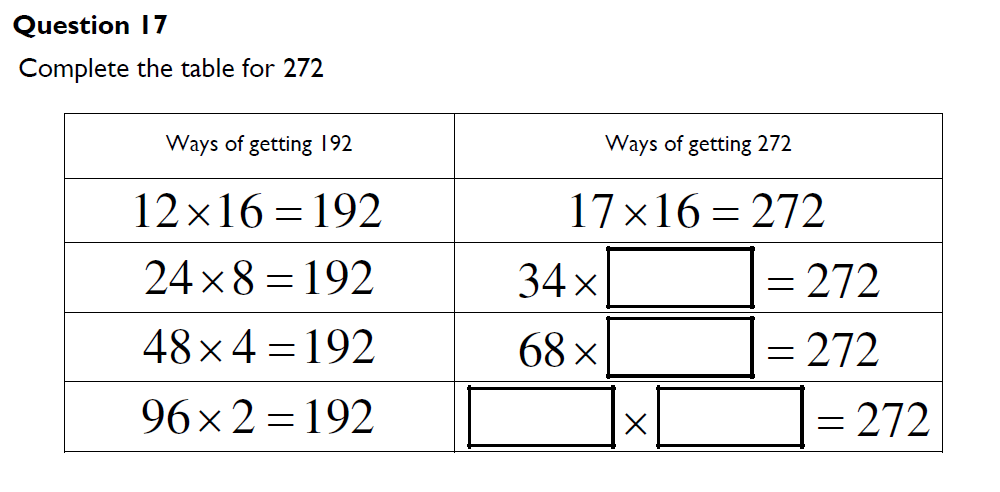 Question 23 King's High Warwick 11 Plus Maths Entrance Exam Paper