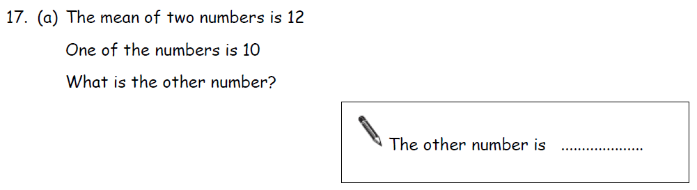 Question 24 - Bradford Grammar 11 Plus Maths Specimen Paper