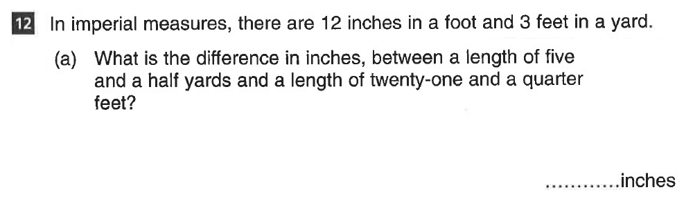Question 25 CSSE Maths 2019 Entry Paper