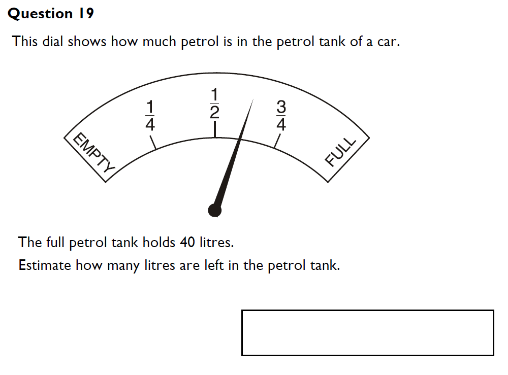 Question 26 King's High Warwick 11 Plus Maths Entrance Exam Paper