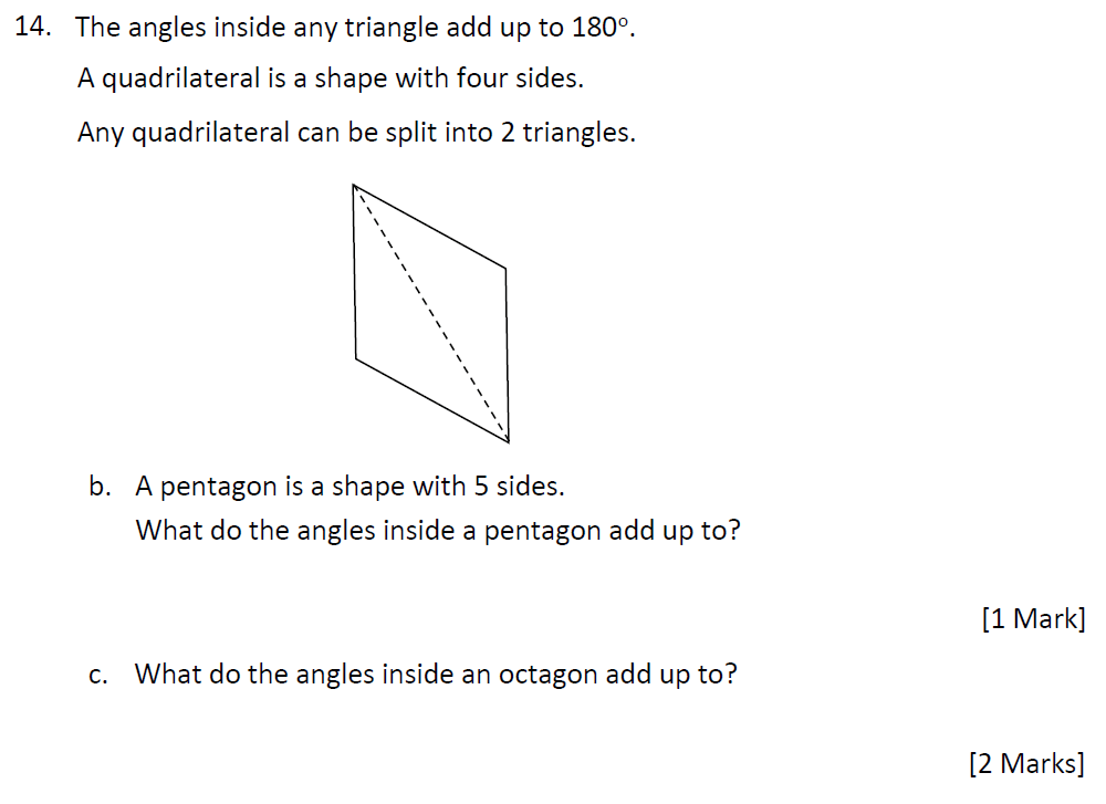 Question 27 The Grammar School at Leeds 11 Pus Maths Entrance Paper 2021