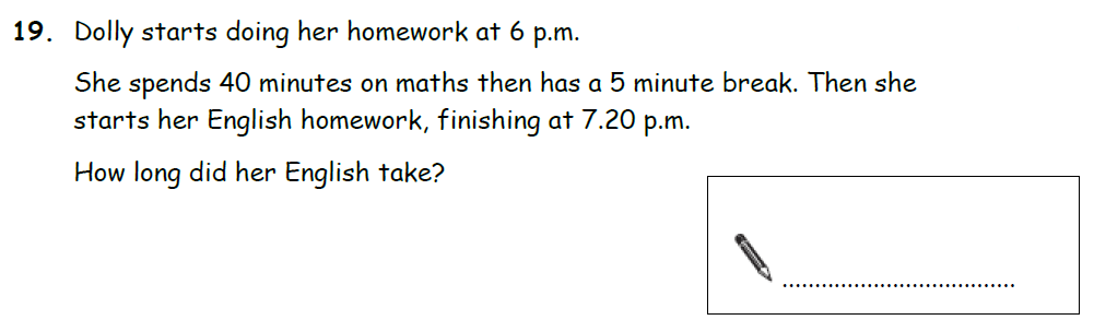 Question 28 - Bradford Grammar 11 Plus Maths Specimen Paper